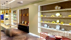 南京徳基广场尊上陶瓷展柜设计制作