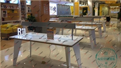 马鞍山环球手机数码广场店面装修展柜制作
