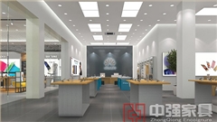 华为手机专卖店设计装修展柜制作