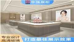 南京吾悦广场店铺珠宝展柜定制化服务——中强展柜厂