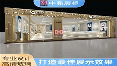 南京水游城商场珠宝店铺专业化展柜定制——中强展柜厂